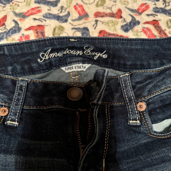 Womens American Eagle Skinny Jeans 0 Long - Picture 2 of 5